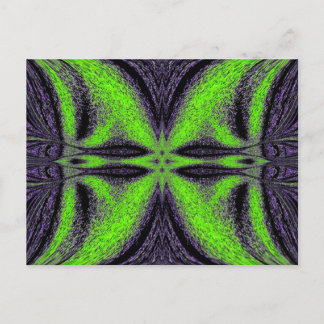 Green Butterfly 4 Postkarte
