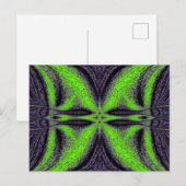 Green Butterfly 4 Postkarte (Vorne/Hinten)