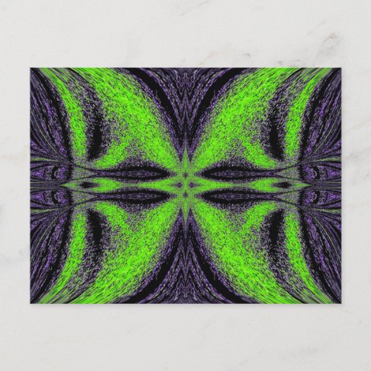 Green Butterfly 4 Postkarte (Vorderseite)