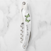 Green Butterfly Blumenschraube Kellnermesser (Vorderseite)