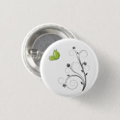 Green Butterfly Button (Vorne & Hinten)