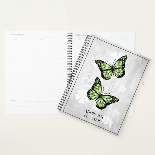Green Butterfly Floral Plane Planer (Anzeige)