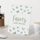 Green Butterfly Gastgeschenke Tafelschild Sockelschild (In SItu)