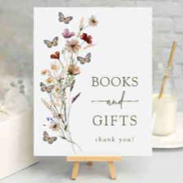 Green Butterfly Geschenke Baby Dusche Poster