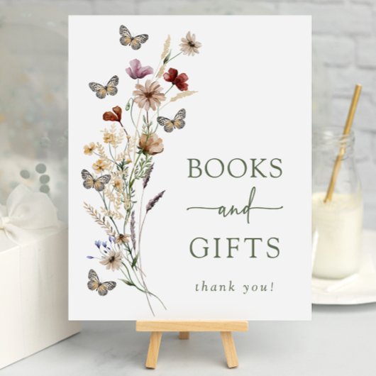 Green Butterfly Geschenke Baby Dusche Poster