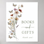 Green Butterfly Geschenke Baby Dusche Poster (Vorne)