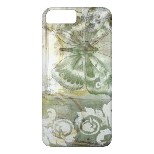 Green Butterfly Inset Case-Mate iPhone Hülle (Rückseite)