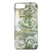 Green Butterfly Inset Case-Mate iPhone Hülle (Rückseite)