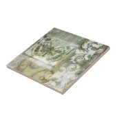 Green Butterfly Inset Fliese (Seite)