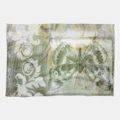Green Butterfly Inset Küchentuch (Horizontal)