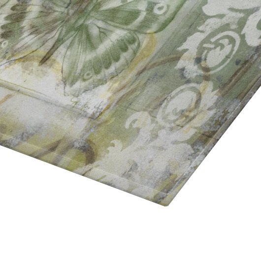 Green Butterfly Inset Schneidebrett (Ecke)