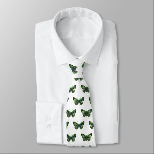 Green Butterfly Krawatte