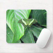 Green Butterfly Mousepad (Mit Mouse)