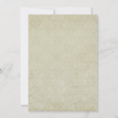 Green Butterfly on Pink Roses Collage Event Einlad Einladung (Rückseite)