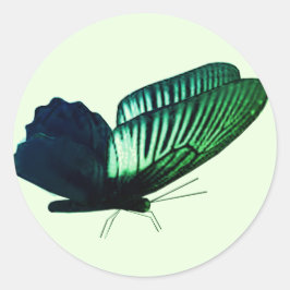 Green Butterfly Umschlag Aufkleber