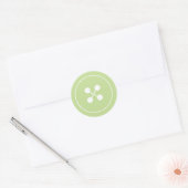 Green Button Baby Showsticker Runder Aufkleber (Umschlag)