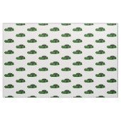 Green C6 Corvette Handgezeichnete Sketch-Fabrik Stoff (Fat Quarter (45,7 x 55,9 cm))