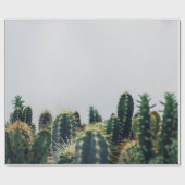GREEN CACTI GESCHENKPAPIER (Flach)