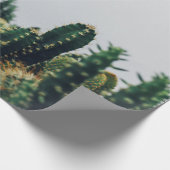 GREEN CACTI GESCHENKPAPIER (Ecke)
