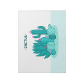 Green Cactus Art Notizblock (Rotiert)