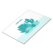 Green Cactus Art Notizblock (angewinkelt)