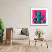 Green Cactus - Art Print Poster