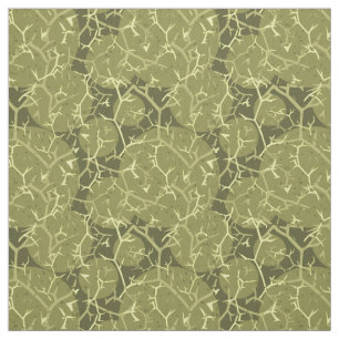 Green Cactus Camouflage Pattern Stoff