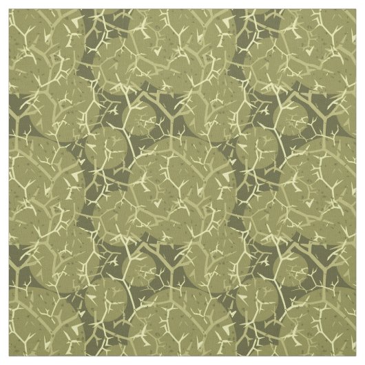 Green Cactus Camouflage Pattern Stoff (Muster)