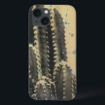 Green Cactus on Yellow Background Case-Mate iPhone Hülle<br><div class="desc">Cactus On Splattered Yellow Background. Artist: Naomi McCavitt. Bild ID: 106255Z.</div>