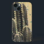 Green Cactus on Yellow Background Case-Mate iPhone Hülle<br><div class="desc">Cactus On Splattered Yellow Background. Artist: Naomi McCavitt. Bild ID: 106255Z.</div>