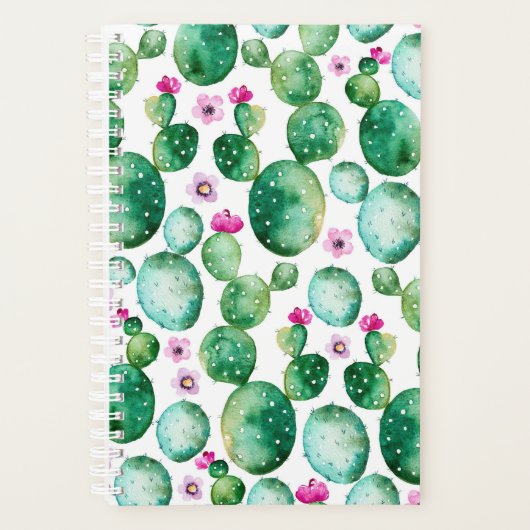 Green Cactus Planner Planer (Vorderseite)