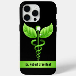 Green Caduceus Alternative Medicine Symbol Case-Mate iPhone Hülle