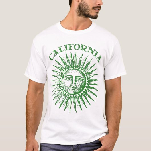Green California T-Shirt (Vorderseite)