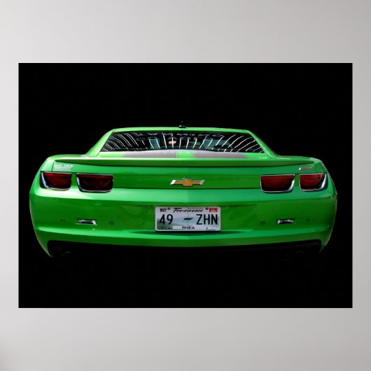 Green Camaro Poster (Vorne)