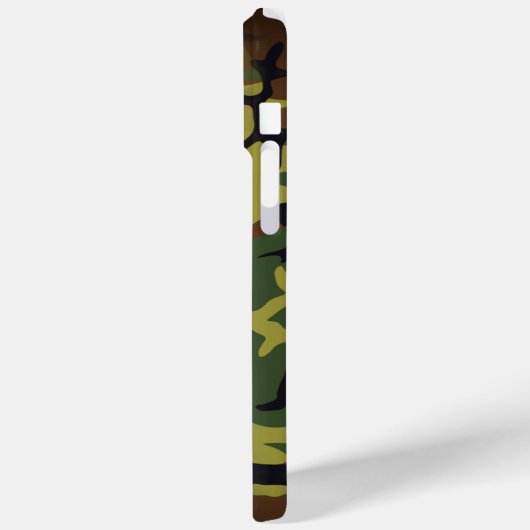 Green Cammo Case-Mate iPhone Hülle (Rückseite / Links)