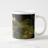 Green Cammo Jumbo-Tasse (Rechts)