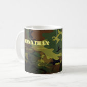 Green Cammo Kaffeetasse (Vorderseite Links)