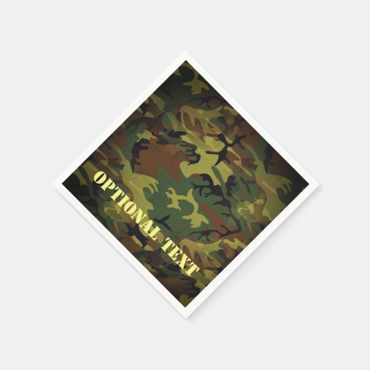 Green Cammo Serviette (Ecke)