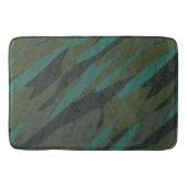 Green Camo Abstract Badematte (Vorderseite)