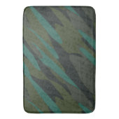 Green Camo Abstract Badematte (Vorderseite Vertikal)