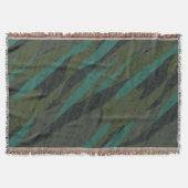 Green Camo Abstract Decke (Vorderseite)