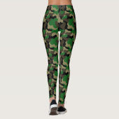 Green Camo Street Style Leggings (Rückseite)