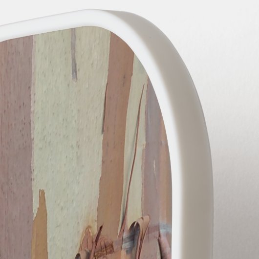 Green Camo Tree Bark Pickleball Paddle (Linke Seite)