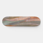 Green Camo Tree Bark Skateboard (Horizontal)
