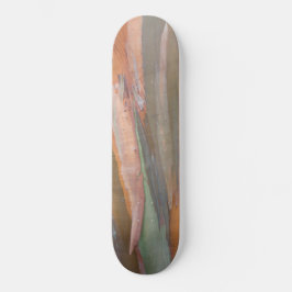 Green Camo Tree Bark Skateboard