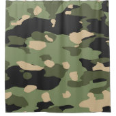 Green Camou Duschvorhang (Vorderseite)