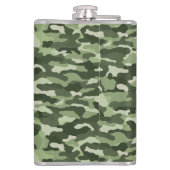 Green Camouflage 8 oz. Flachmann (Rückseite)