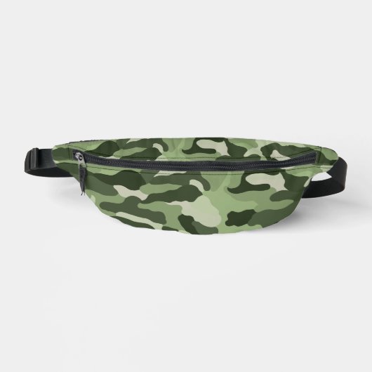 Green Camouflage Bauchtasche (Vorderseite)