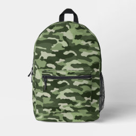 Green Camouflage Bedruckter Rucksack
