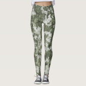Green Camouflage (Camouflage) Leggings (Vorderseite)